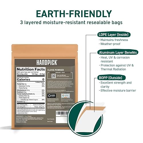 Vista 190 de SPICE TRAIN - Vainas de cardamomo verde orgánico de la India (3.53 onzas), de 5/16 pulgadas de largo, elaichi, rico en vitamina A y antioxidantes