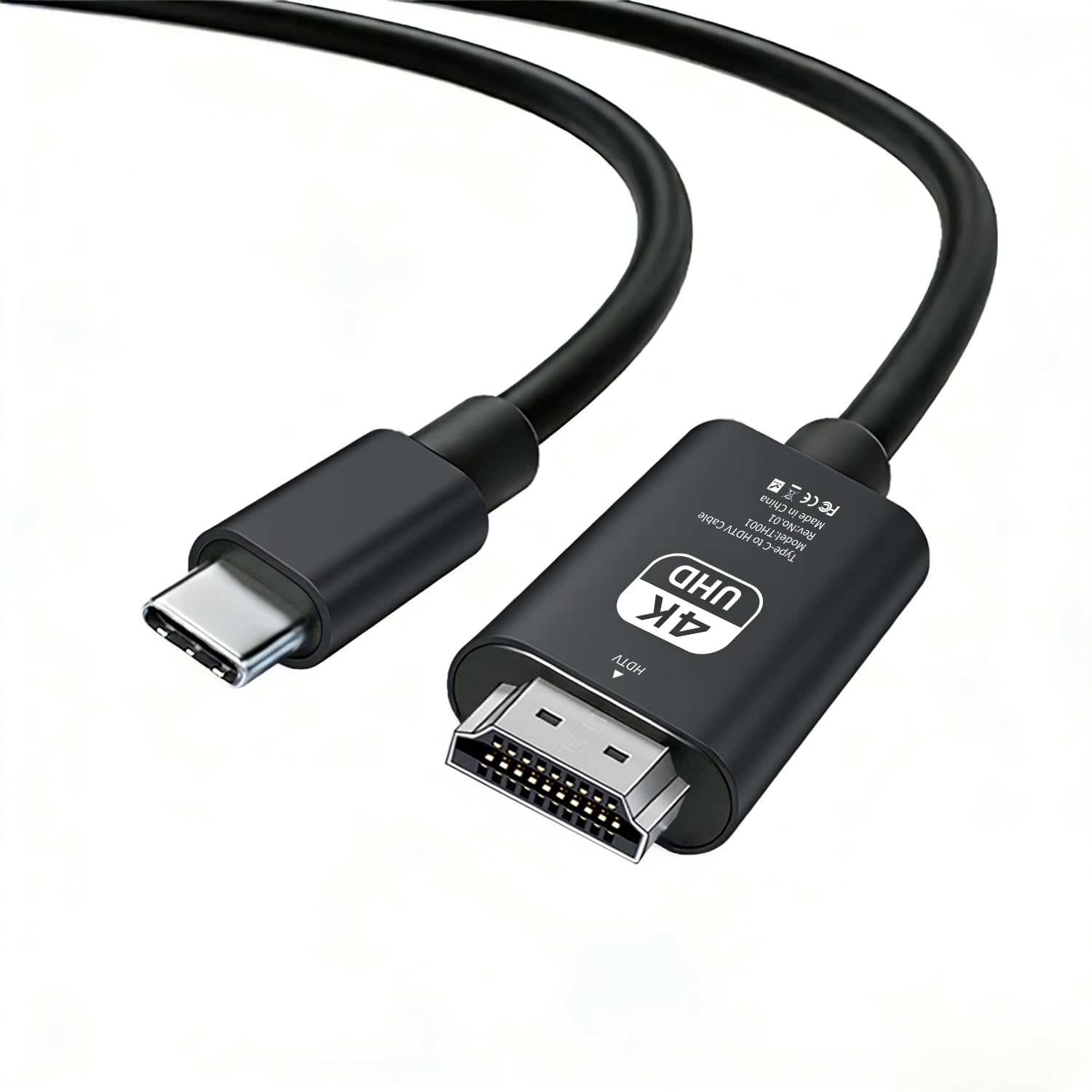 HDMI Type-C to HDMI ケーブル 1.8m【4K 対応 HDR対…