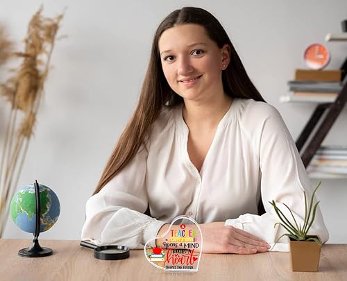 Miniatura 5 de FLYAB Regalos de agradecimiento para profesores para mujeres, regalo de agradecimiento para profesores de 4 pulgadas, regalo de pisapapeles para