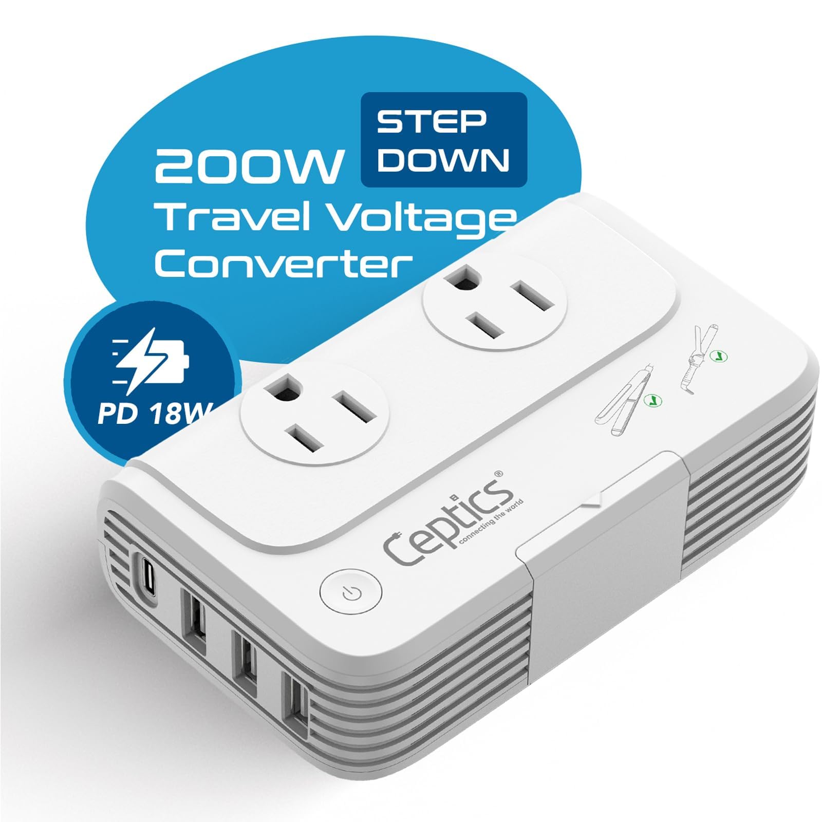 Ceptics - Adattatore universale per presa