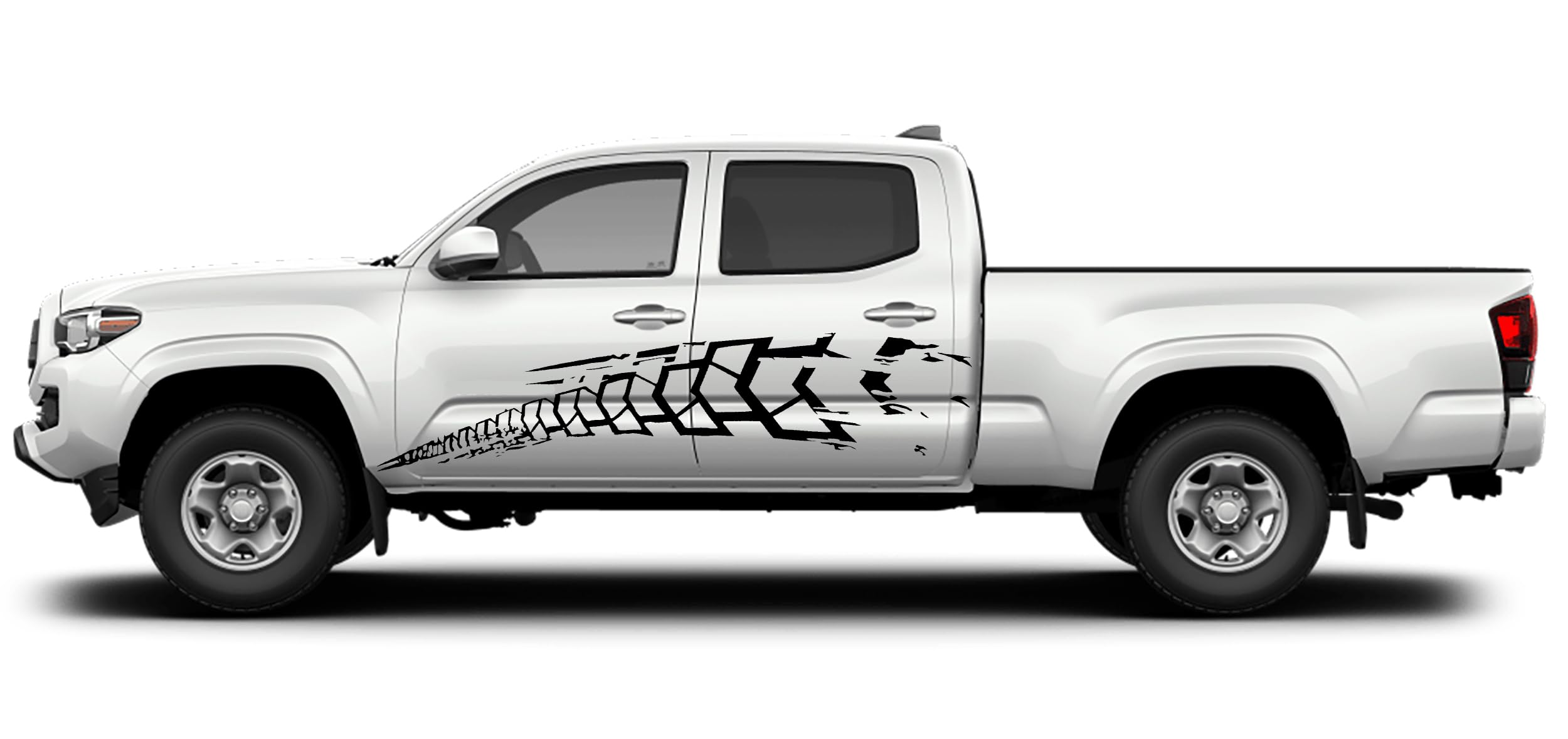 Vinilos Decorativos Negros Brillantes Para Letras Del Portón Trasero De Toyota Tacoma (2016-2022)