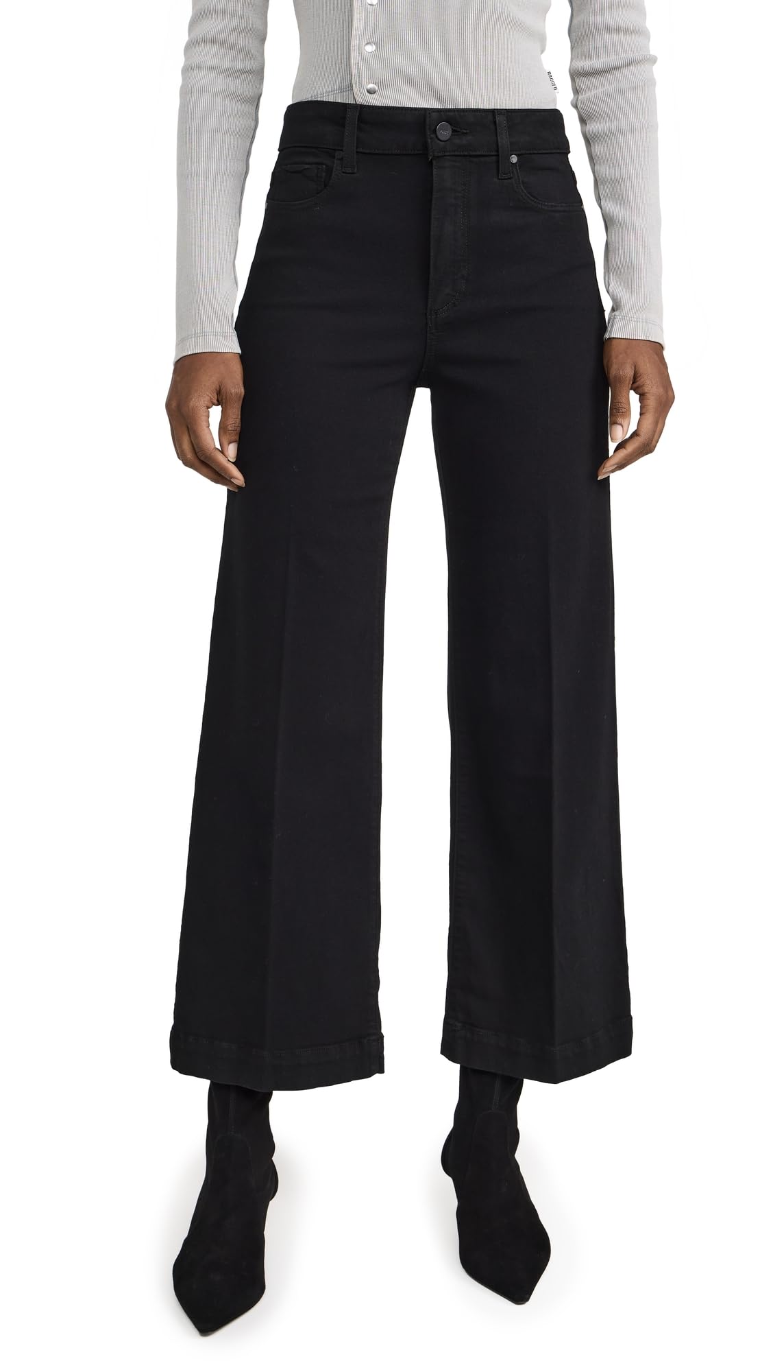 PAIGE Women's Anessa Black Shadow Jeans