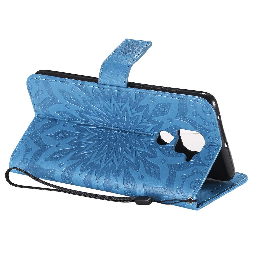 Custodia Portafoglio Per Xiaomi Redmi 9 - Pelle Con Girasole, Portacarte - Foto 5