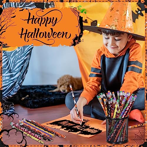 Lápices de Halloween con borrador, pack 120 unidades miniatura 5