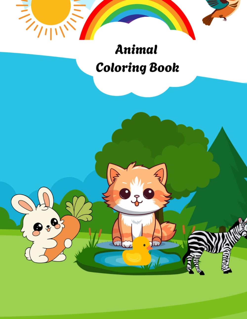 Animal Coloring book,Little Animals Coloring Book for kids
