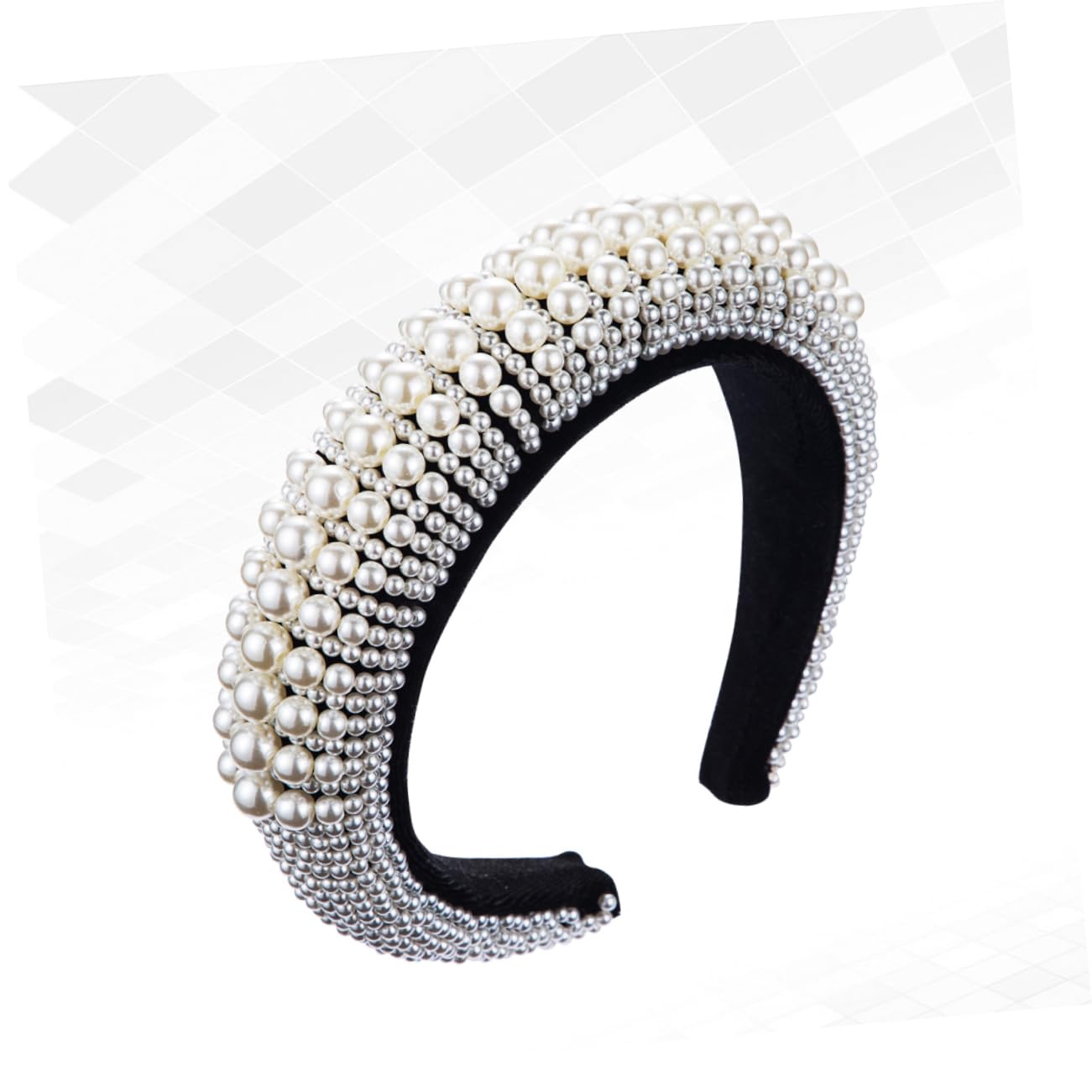 FOMIYES 2piezas Diadema De Perlas Artificiales Diseño y Elegante Para y Ocasiones Especiales Accesorio De Moda Para Mujeres