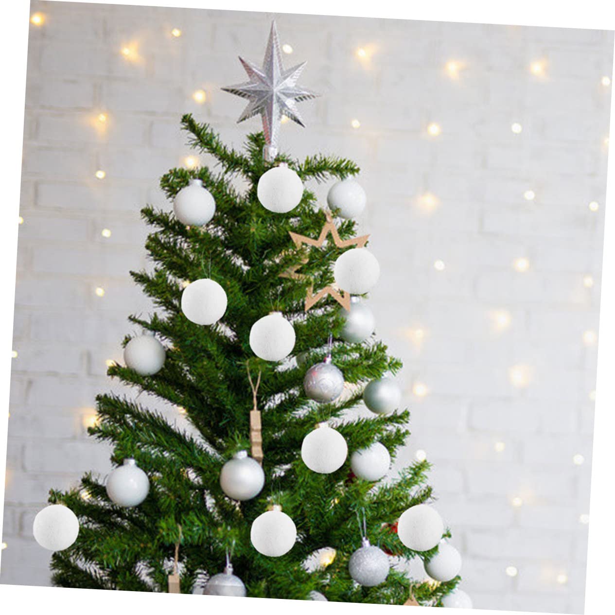 NUOBESTY 2000pezzi Palline Polistirolo per Fai Te Sfere Foam Bianche per Decorazioni Natalizie e Matrimoni per Progetti Creativi e Giocattoli Educativi