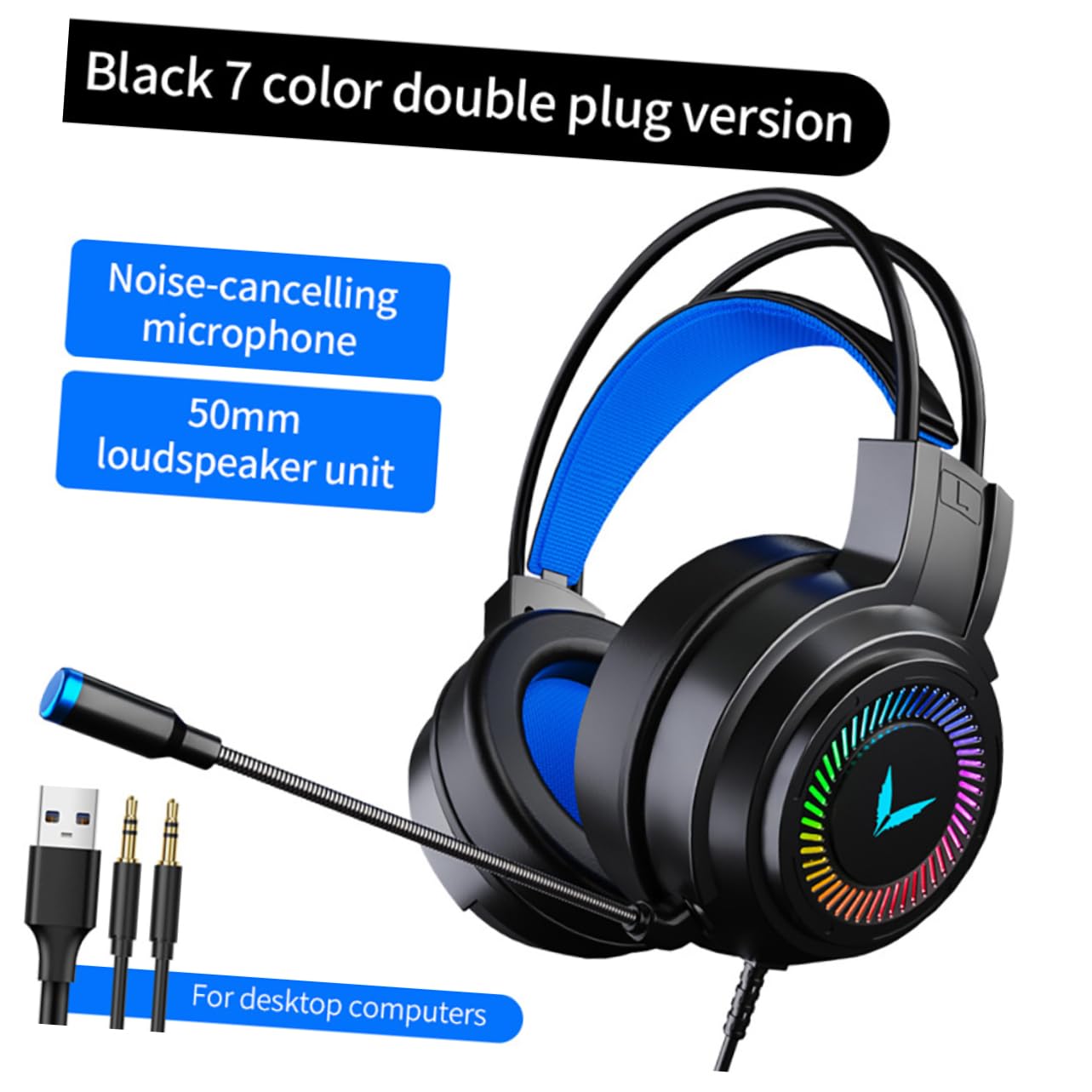 SHINEOFI Cuffie Gaming con Microfono Omnidirezionale Design e Comfort Ergonomico Audio Stereo Surround e Riduzione Del Rumore per Giocatori e Lavoratori Jack