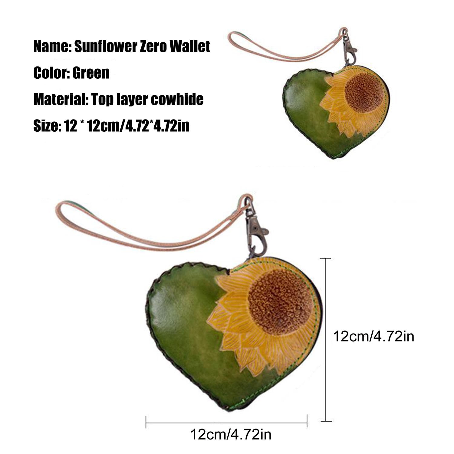 BDHRKTE 1 Piece Leather Zipper Coin Purse Heart Shape Wallet, Handbag, Wrist Bag, Coin Organizer, Coin Clip, Mini Leather Zipper Organizer for Women