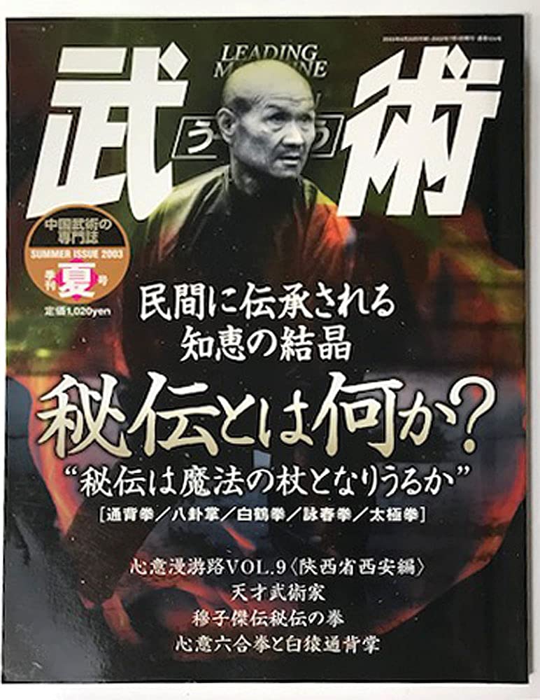 福昌堂　「武術(うーしゅう)」　創刊号から10冊セット 武術（うーしゅう） 2003年 夏号 中国武術の専門誌◇民間に伝承される
