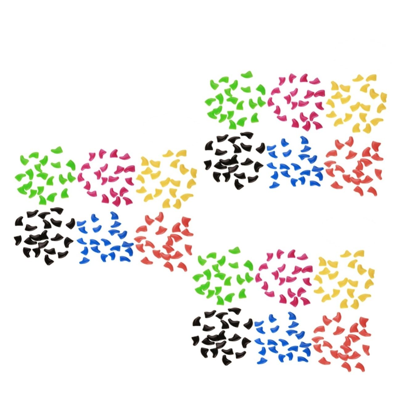 FRCOLOR 360 Pièces Capsules Ongles protège-Ongles pour Chats Casquettes Griffes de Chat Casquettes à Griffes Le Chien Ensemble d'ongles Couverture Anti-Rayures Couverture de Griffe de Chat