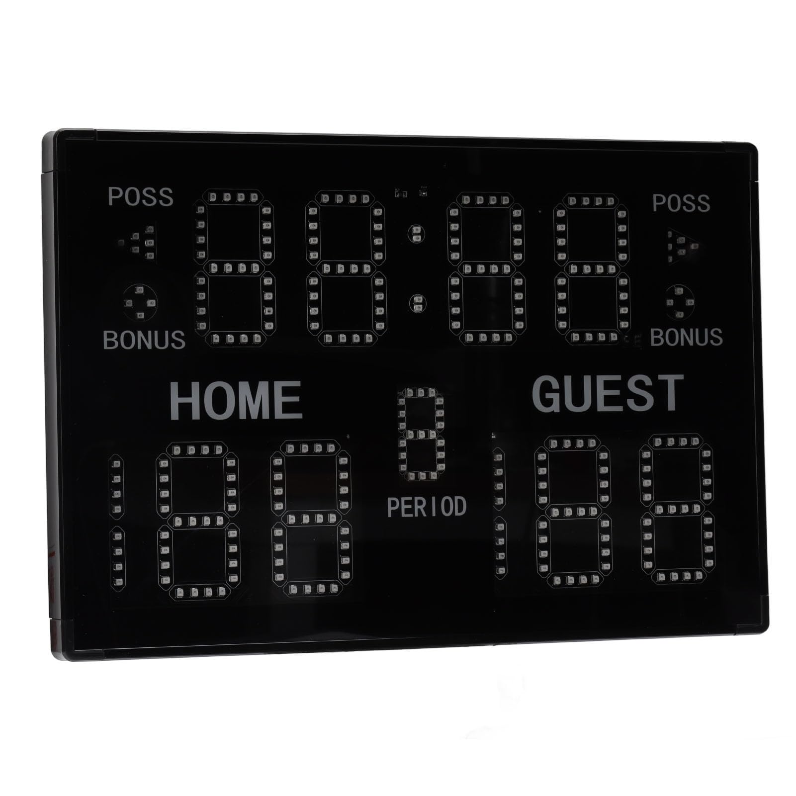 Tabellone Segnapunti Digitale, Tabellone Segnapunti da Tavolo per Interni Multisport Parete con Telecomando Cicalino, Tabellone Segnapunti Elettronico da Basket, Segnapunti e Timer