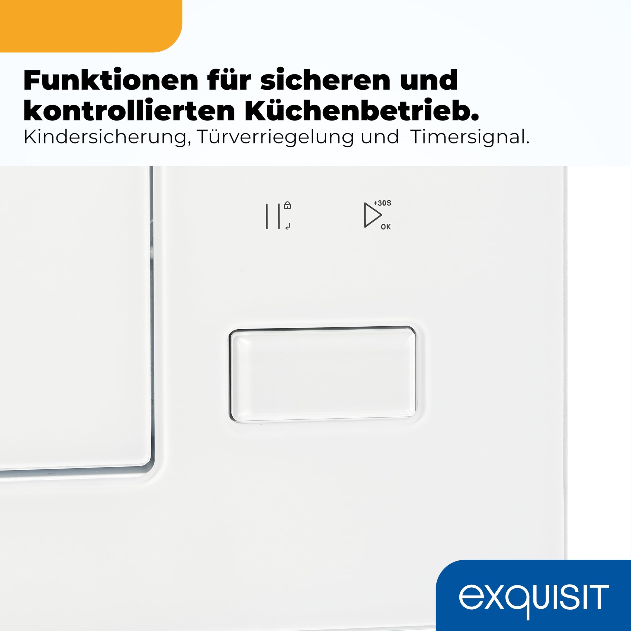 Exquisit Einbaumikrowelle mit Grill, 25 l, 900 W, weiß | Kombination aus Mikrowelle und 1200-W-Grill – 8 Automatikprogramme, Kindersicherung, 9 Leistungsstufen