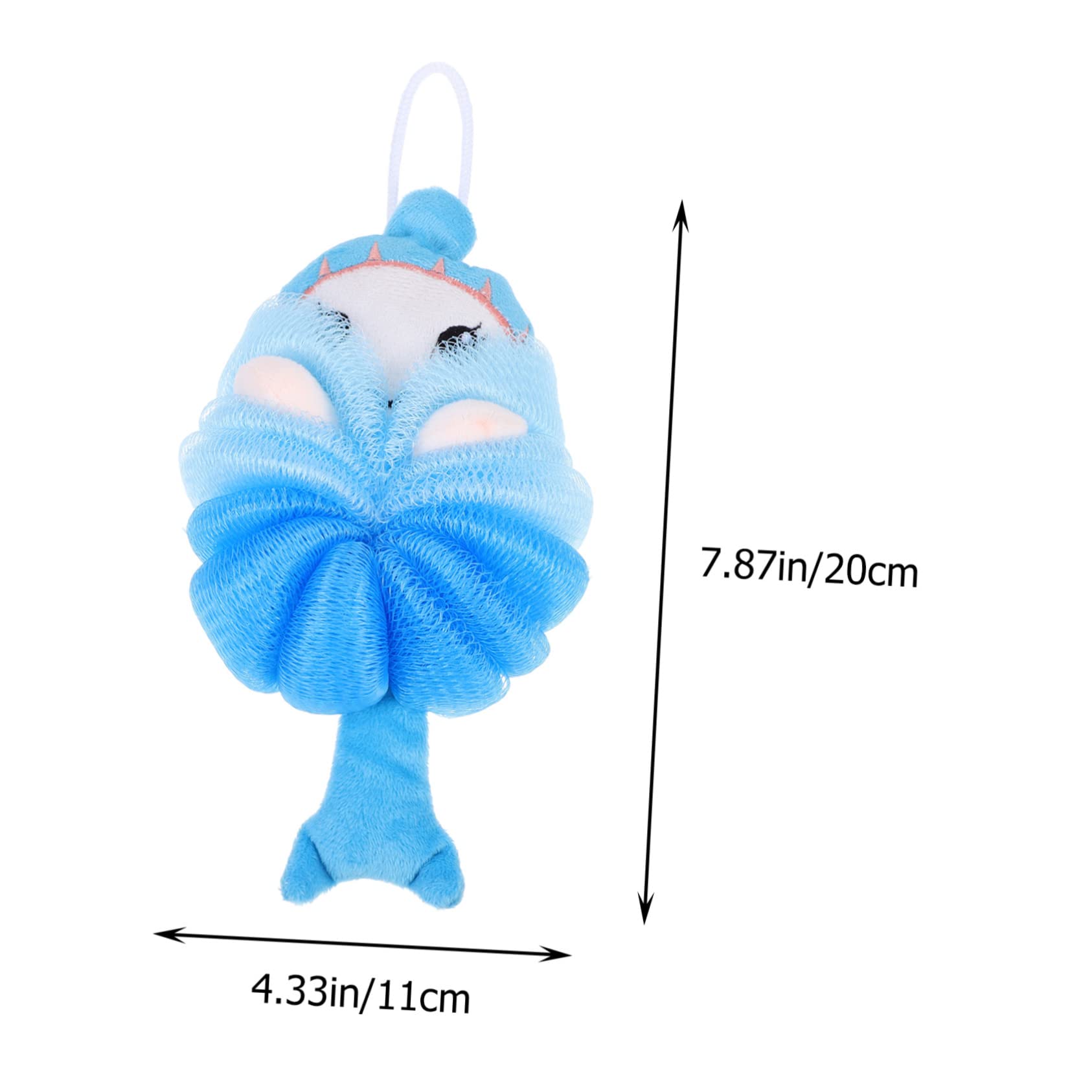 ARTSEWPLY Cartoon Animal Bath Balls Soft and Bath Scrubbers for Fun Bubble Making Nets and Bathing Accessory for Delightful Shower Experience