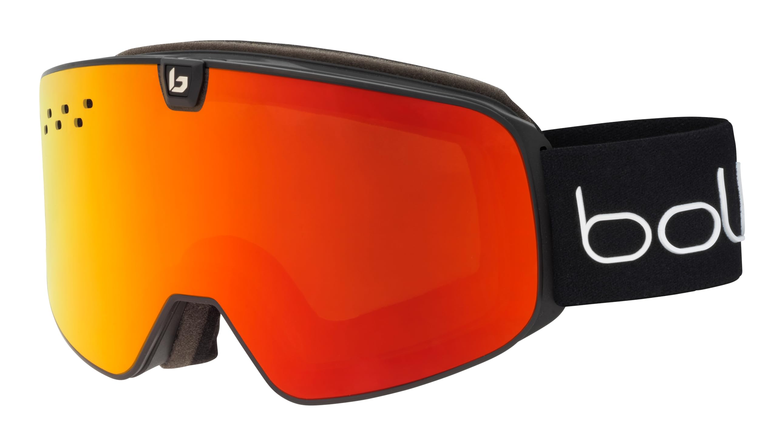 Bollé NEVADA NEO Black Matte - Sunrise Cat 2 & Light Vermillon Blue Cat 1 - Skibrillen - Sunrise Cat 2 & Light Vermillon Blue Cat 1 - Größe M-L - Unisex - Erwachsene