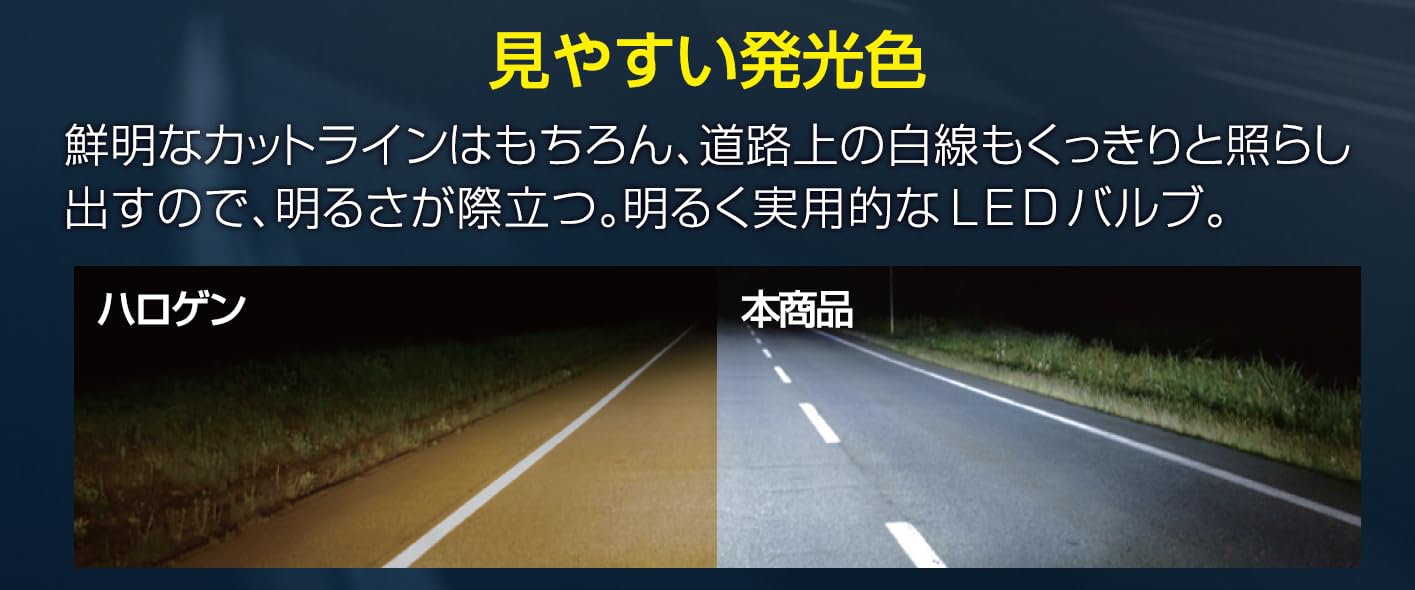 Amazon | 日星工業 ポラーグ(Polarg) LED電球 ヘッドランプ Hi2800lm