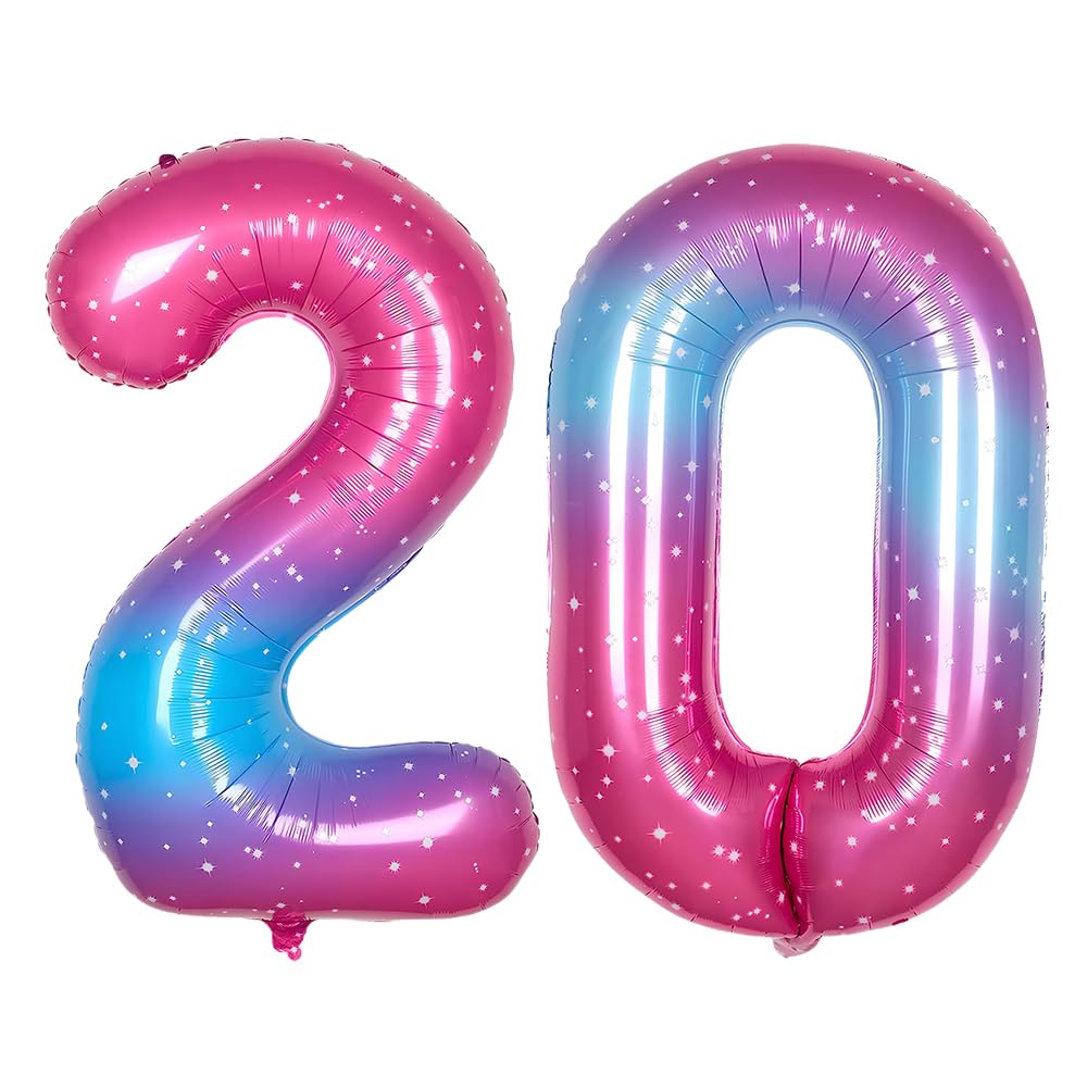 Foil Globo Número 5 Azul 40" (101cm), Inflable Helio o aire, Gigante Numeros 0-9, 10-19, 20-29, 30-100, Grande Globos Decoración para La Boda Aniversario y Cumpleaños Fiestas — view 196
