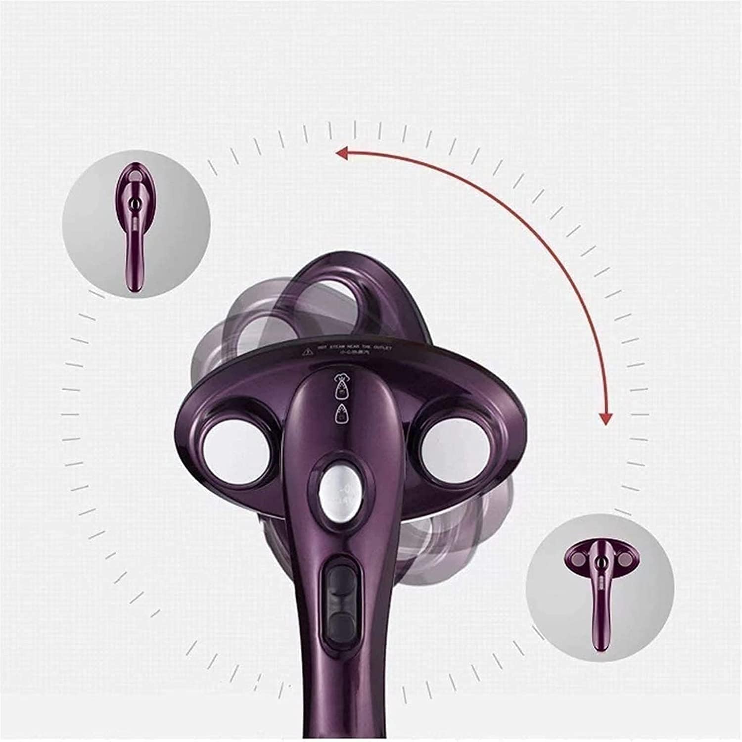 Steamer for Clothes Garment Steamer Fabric Steamer Steam Levels Adjustment Fast Heating Continuous Steam with 1.1L Water Tank Professional Steamer