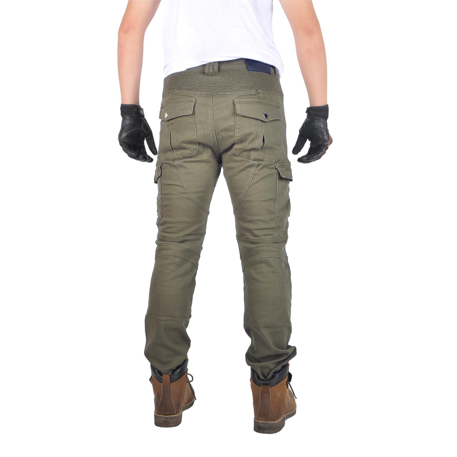 Pantalon Moto Homme Homologué, Jean Stretch, Vêtement Hiver/Été, Multicolore Facultatif