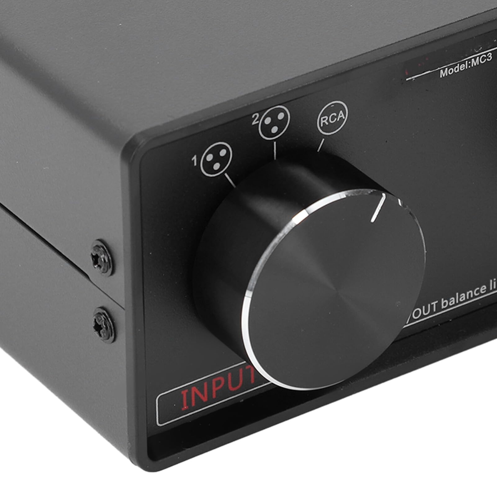 Convertidor XLR estéreo de 3 entradas y 3 salidas, conmutador de audio balanceado a no balanceado, puertos chapados en oro, reducción de ruido, alta fidelidad para estudios