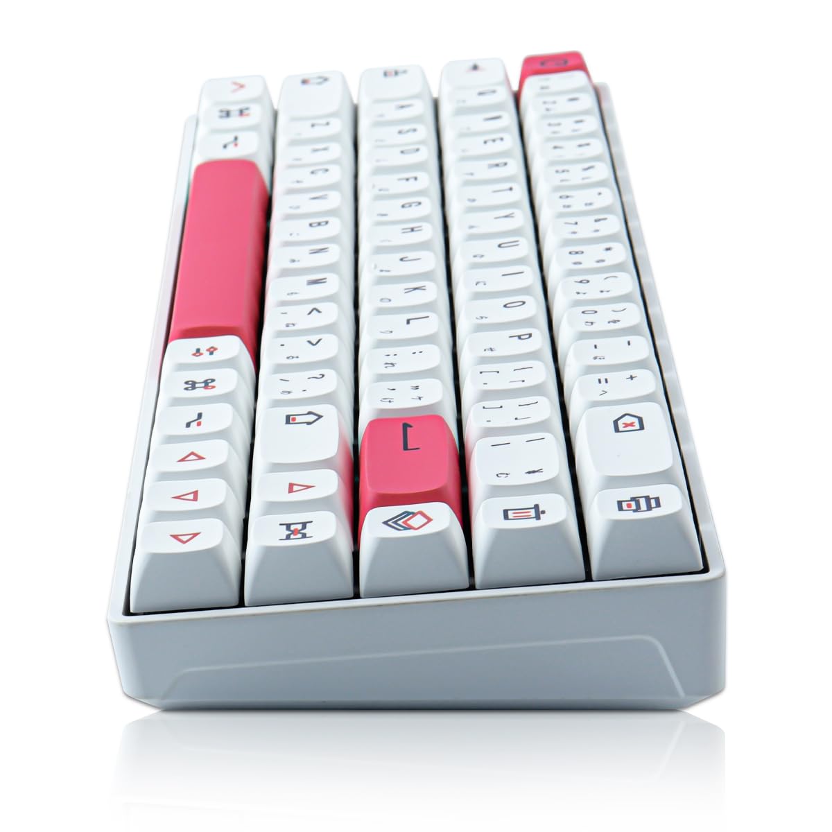 Ray℃ チェキ PBT Keycaps 126 klawiszy japońska sublimacja dye biały i