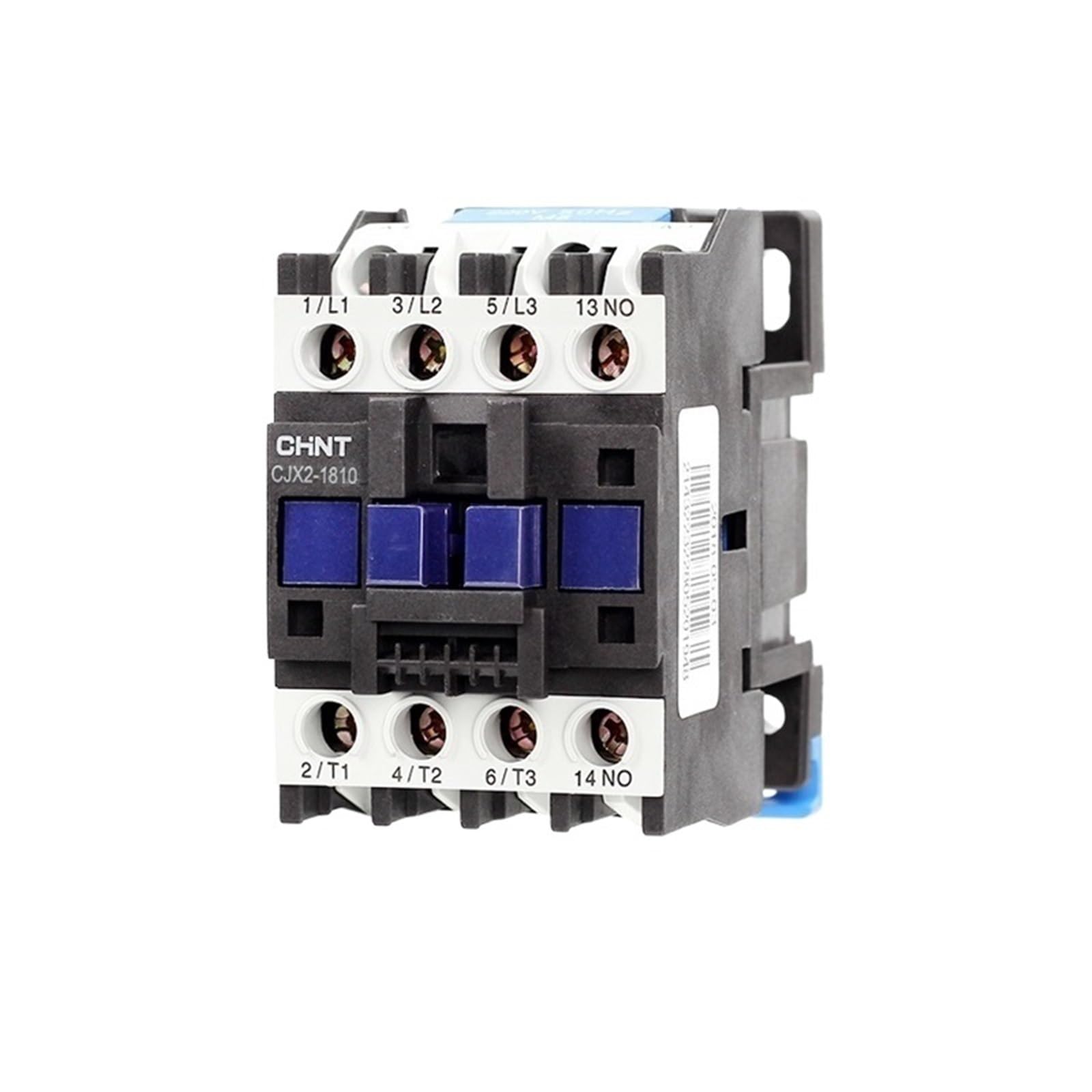KNIUWMBMH 1pcs CJX2-1810 1NO AC Contactor 18A Coil Voltage 380V 220V 110V 36V 24V LC1-D AC Contactor(Cjx2-1810 Ac380v)