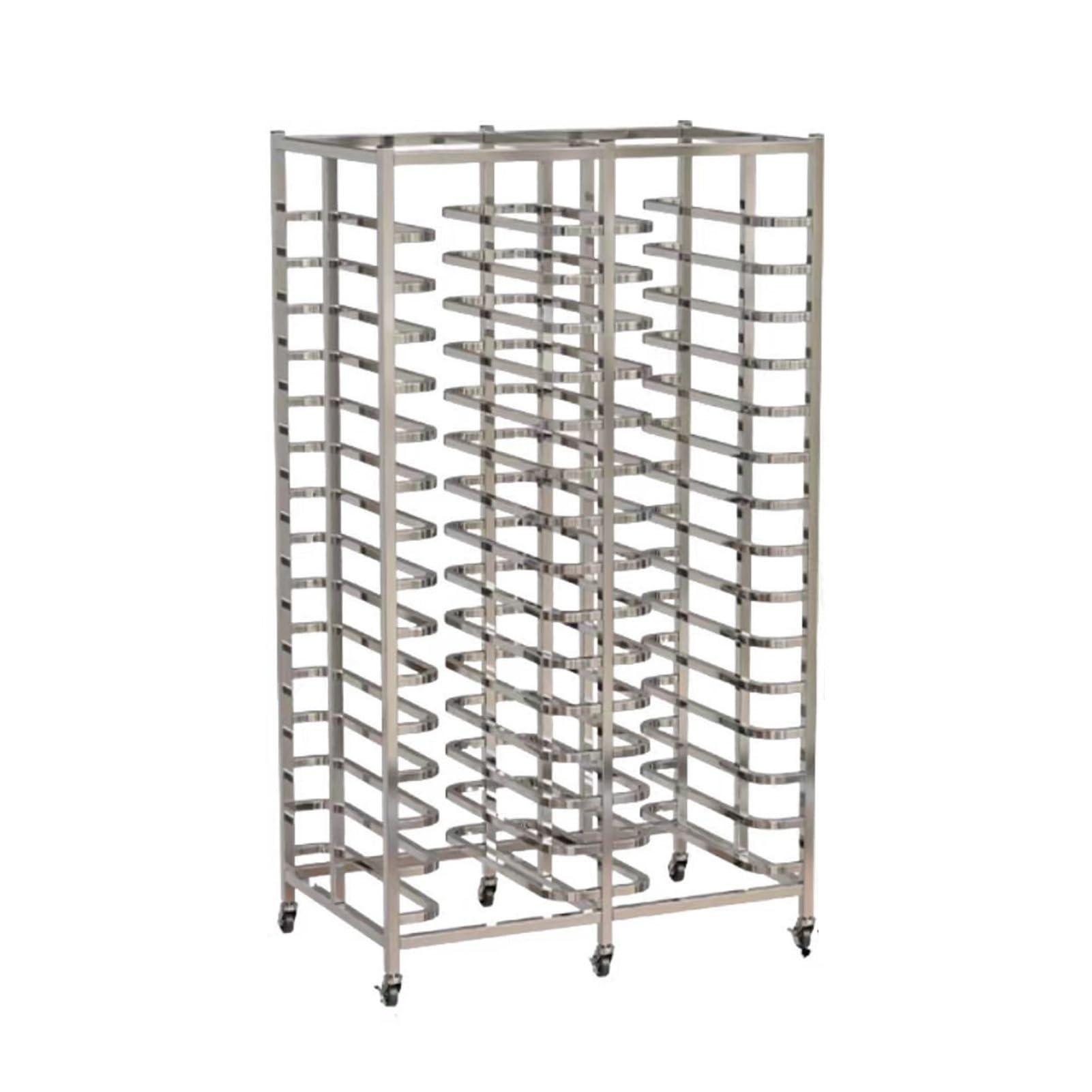 30-Zoll-Gewerbe-Brotblechgestell, Robustes Hochgeschwindigkeitsgestell, geeignet für Gärung und Lagerung, ideal für Bäckereien und Küchen.