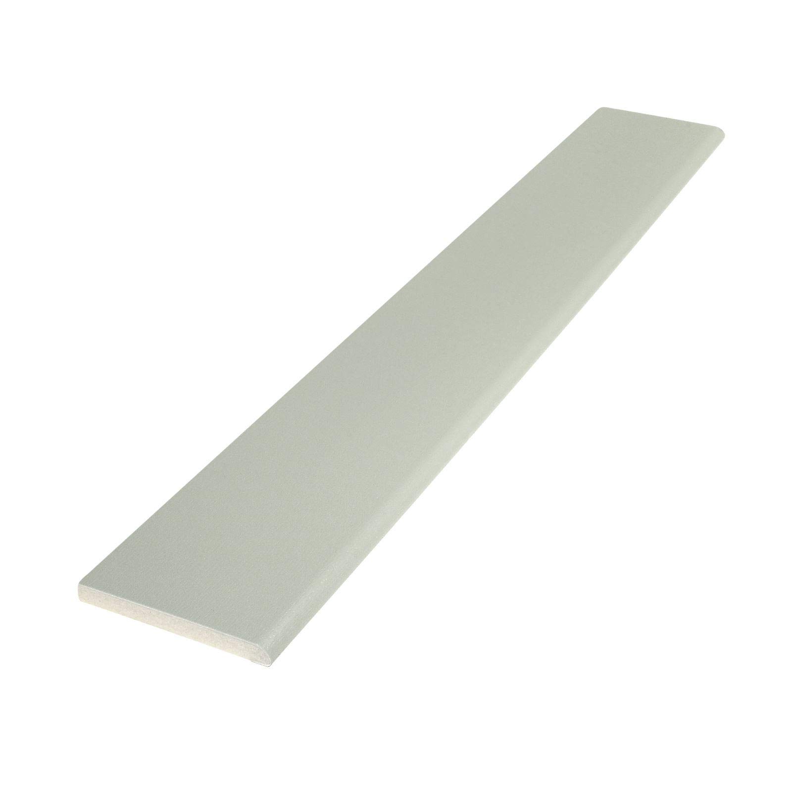 Pencil Round Architrave uPVC Plastic Finishing Trim Moulding (2.5m) - 65mm, Agate Grey