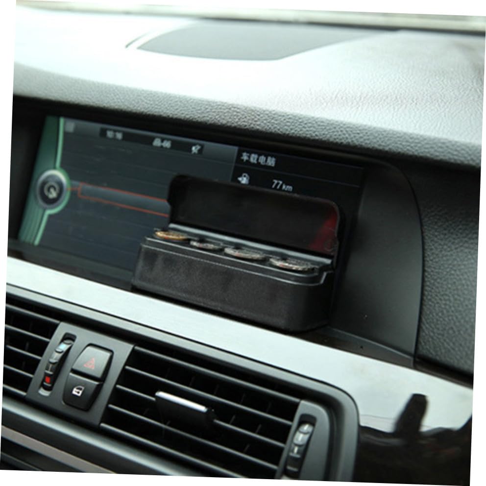 Organizador para monedas para auto 2 piezas negro miniatura 3