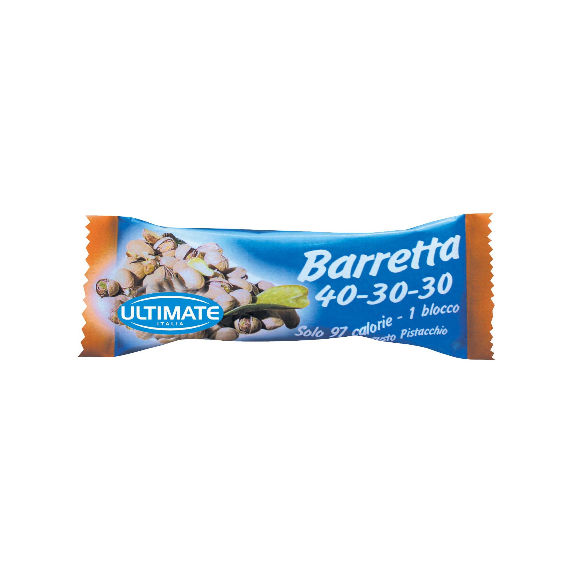 Ultimate Italia Barrette 40-30-30 Gusto Pistacchio, 30 Pezzi da 27g