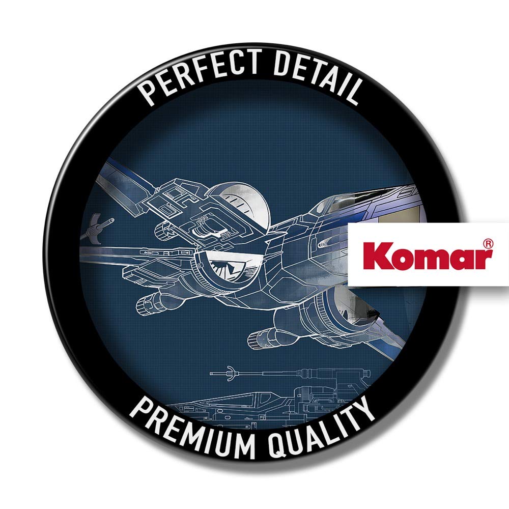 Komar Star Wars Blueprint Dark | Wymiary: 400 x 280 cm (szerokość x wysokość), szerokość wstęgi 50 cm | tapeta, obraz ścienny, dekoracja, wykładzina ścienna, pokój dziecięcy, | DX8-077 fototapeta z