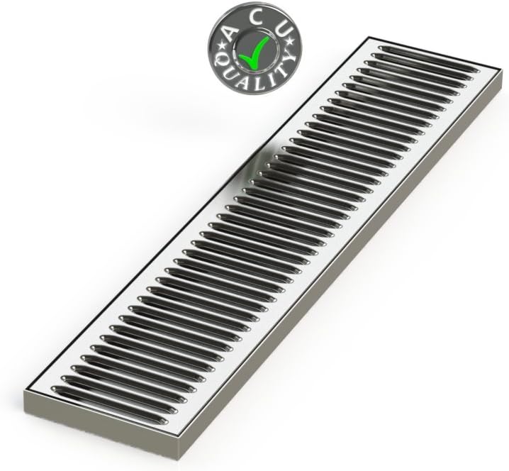 🛒 Crazy Deals ACU Precision Sheet Metal 0100-24 Surface Mount Drip Tray, No Drain, Stainless Steel, 4 Brushed Finish, 5 x 24 x 3/4, Silver Best Promo ACU Precision Sheet Metal 0100-24 Surface Mount Drip Tray, No Drain, Stainless Steel, 4 Brushed Finish, 5 x 24 x 3/4, Silver