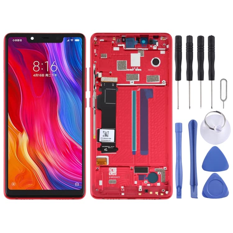Écran LCD pour Xiaomi Mi 8 SE avec châssis et vitre tactile de remplacement
