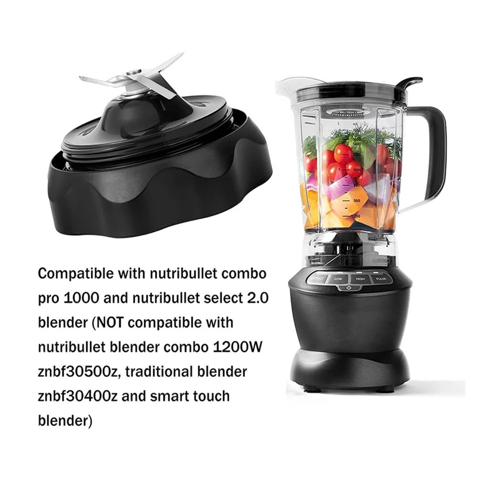 Lama For Frullatore Easy Twist, Compatibile Con NutriBullet, Pro 1000