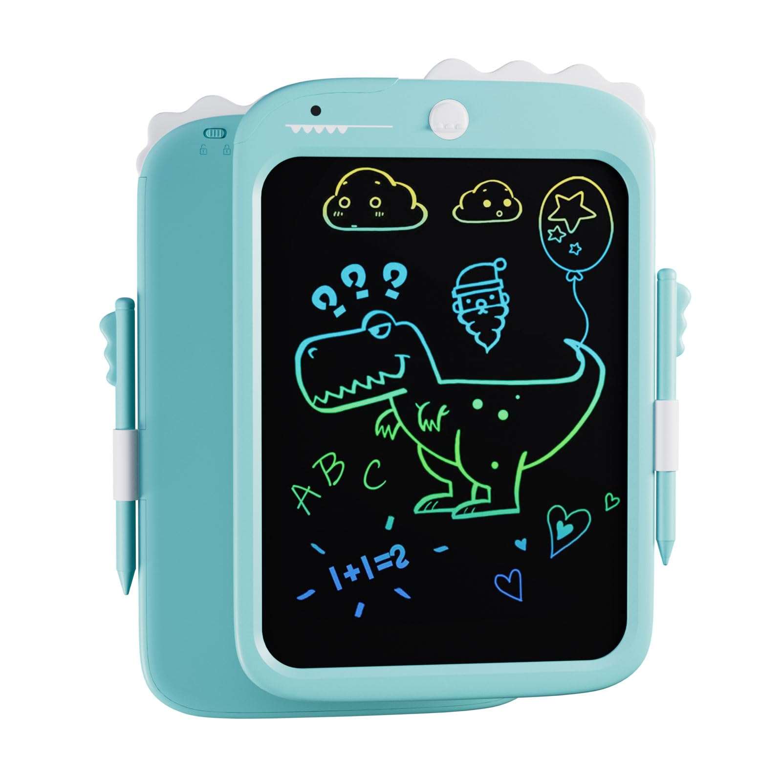 Proffisy 10 Inch LCD Writing Tablet, Dinosaur Digital Writing Pad with Stylus, One-Touch Erase & Screen Lock, Reusable Paperless Notepad for Drawing, Handwriting, Notes & Travel (Blue)