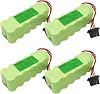 12N-1600SCB 14.4V 1600mAh Rechargeable Battery for SANYO 12N-1600SCB Battery for OKUMA OSP-P200M System, 4PCS