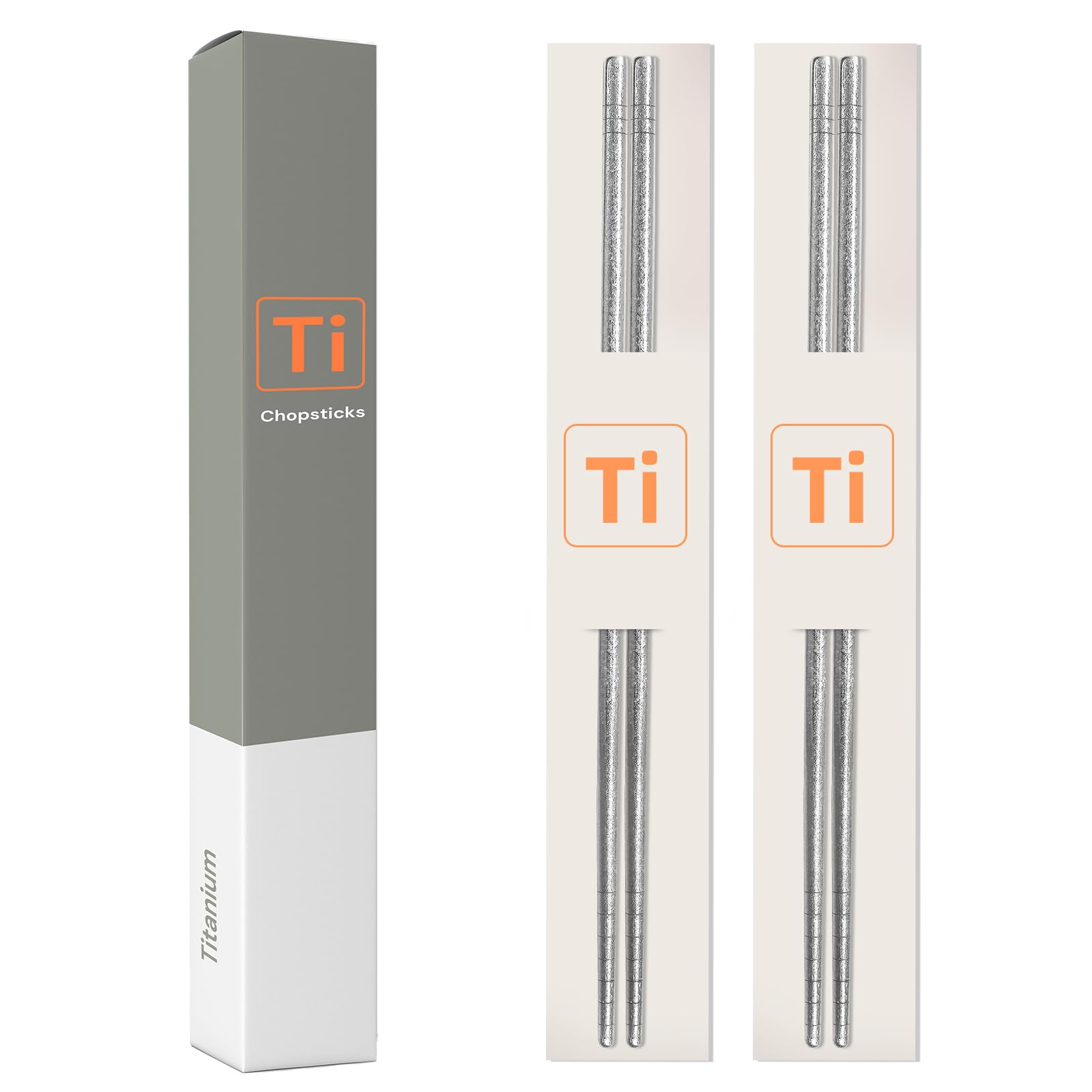 Pure Titanium Chopsticks 1 Pair, Reusable Lightweight Hollow Core, No Metallic Taste, Dishwasher Safe, Anti-Slip Texture - BPA Free Non-Toxic Healthy Eating Utensils — Amazon image 10