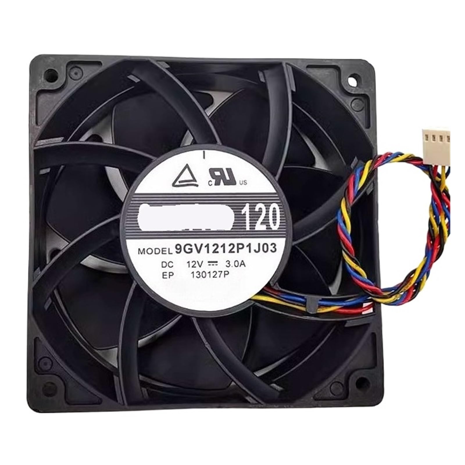 PEQYUACTE 9GV1212P1J03 DC12V 3.00A 12038 12cm 4 Wire Fan