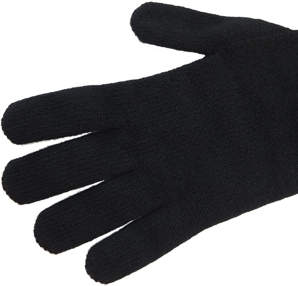 [モンクレール] MONCLER ニット グローブ 手袋 3A00003 M1127 999 ハンドウォーマ− 防寒 秋冬 ウール カシミア ゲージ7 ブラック 黒 [並行輸入品]