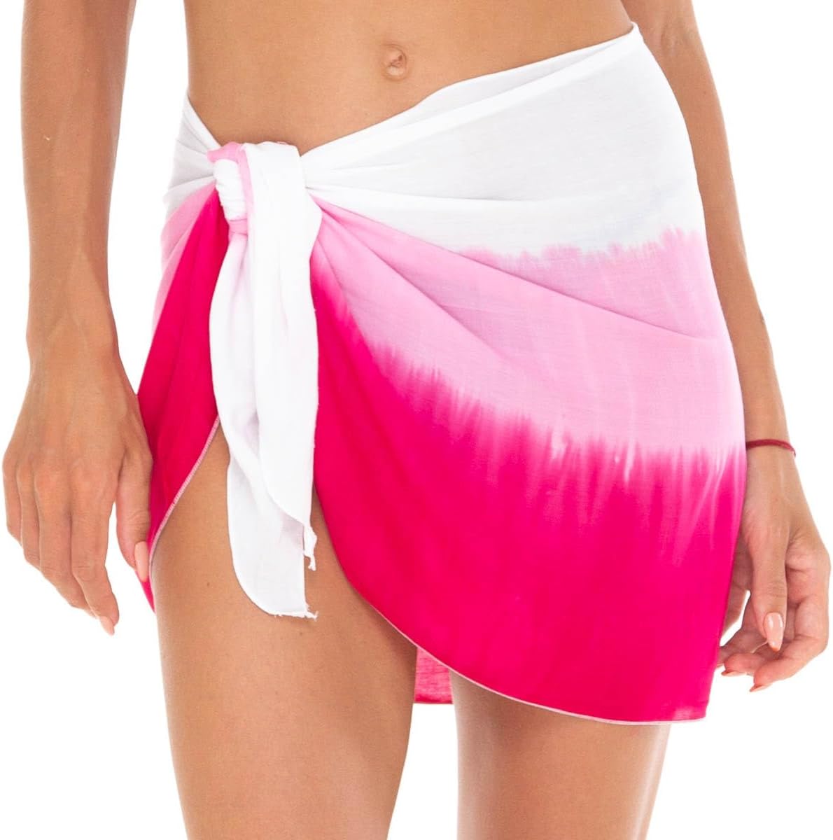 SHU-SHI Womens Bathing Suit Cover Up Sarong Pareo Beach Skirt Short Sarong Wrap image 5