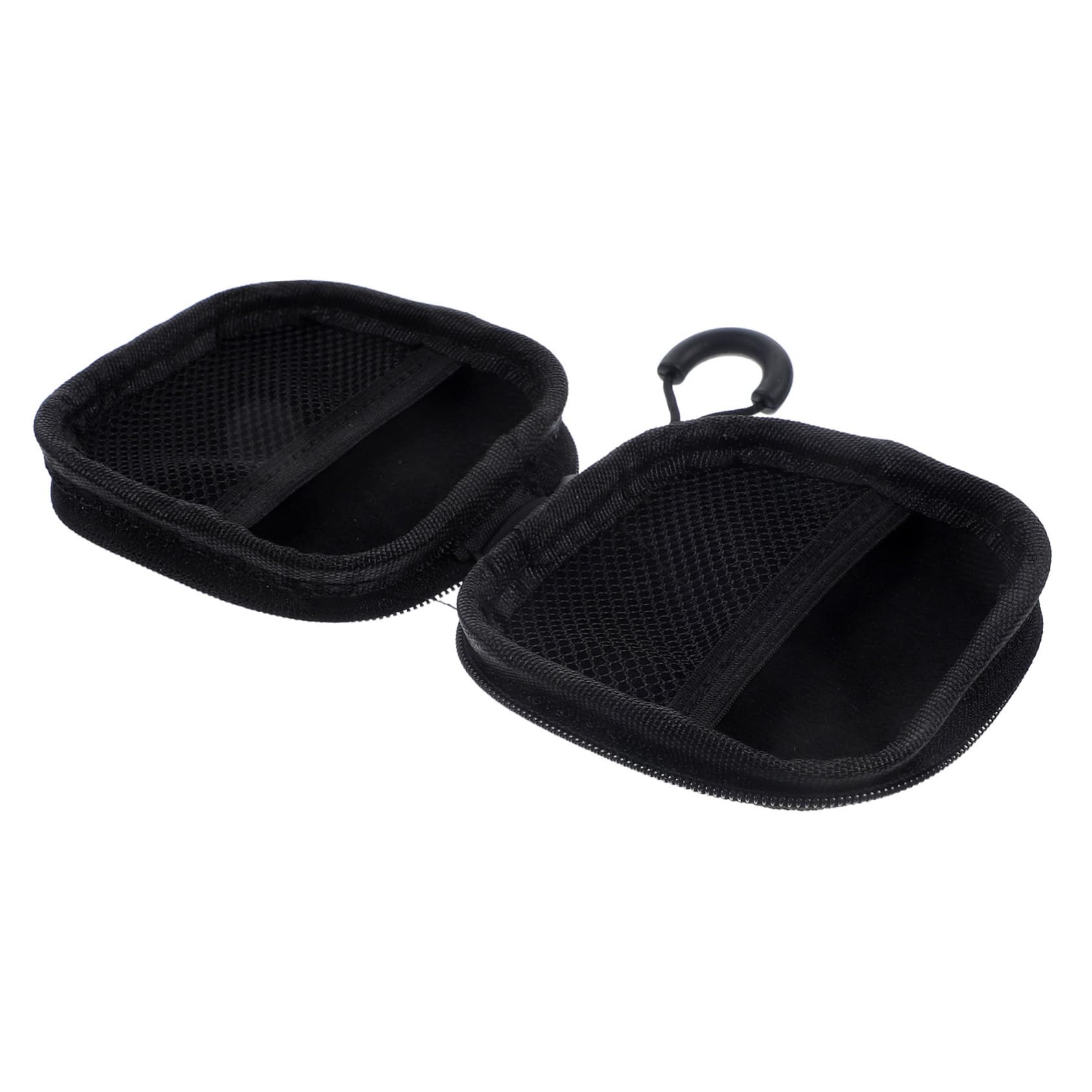 Homoyoyo Portable Earphone Storage Case for Travel Small Pouch for Earbuds and Cables Compact Organizer for Electronics for