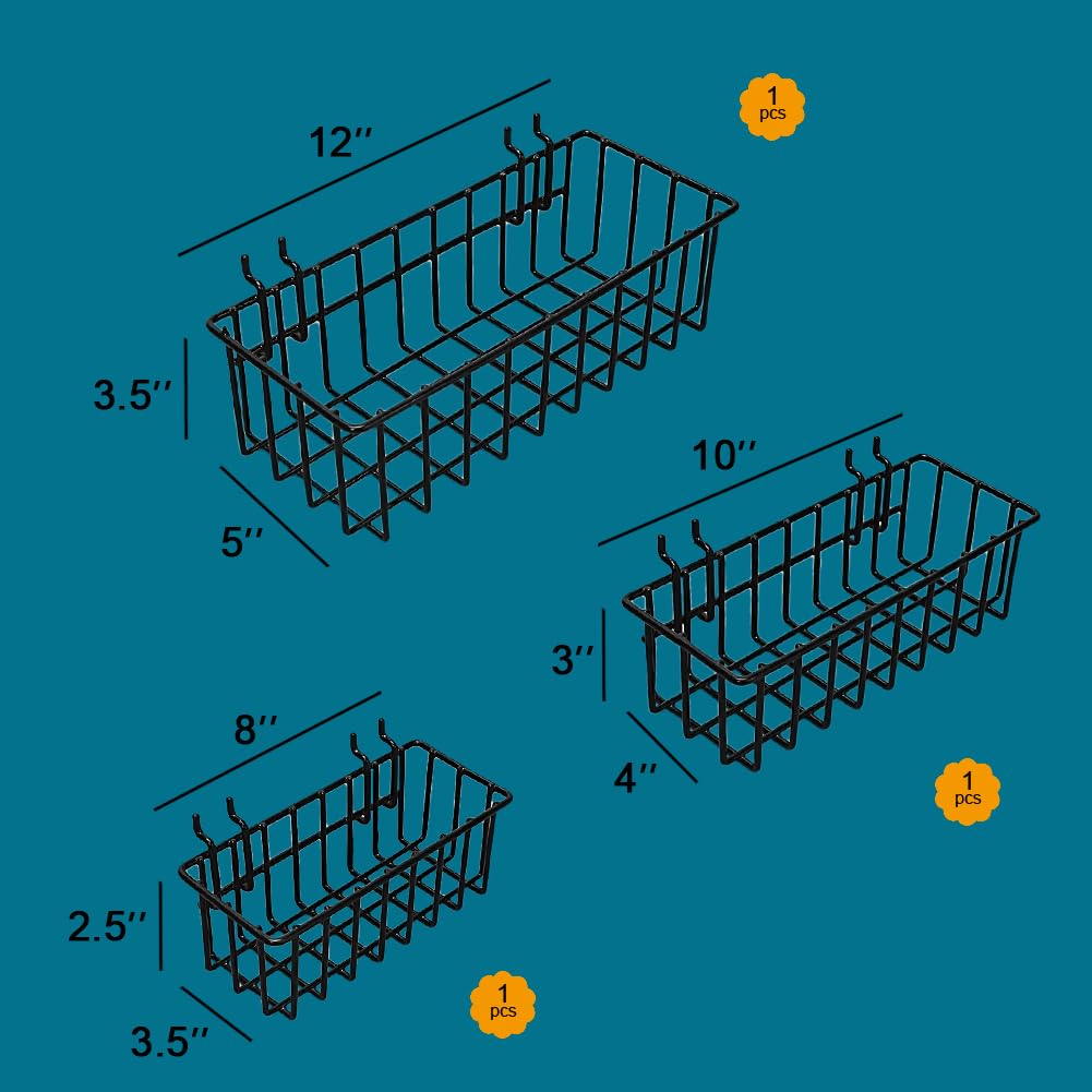 Daanxw 1/4 Inch Extra Thick Pegboard Accessories Kit,Only Suitable For 1/4" Pegboard - View #6