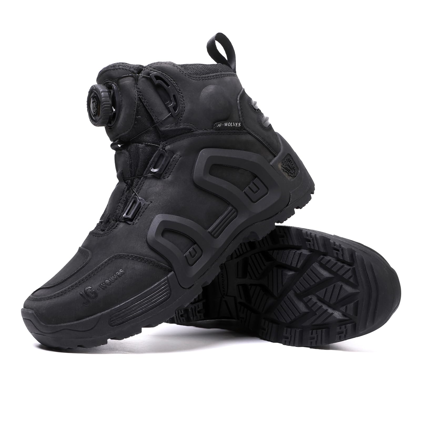 Botas de Moto Hombre Zapatos de Motocicleta Antideslizantes