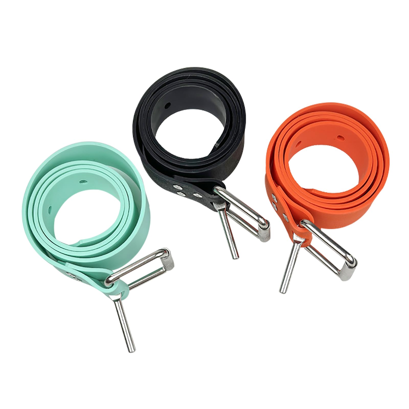 Sea frogs Free Diving Weight Belt, Silicone 316 Stainless Steel Diving Bag Rubber Belt, Scuba Free Diving Lead Block Sandbag Diving Belt, Quick Unloading Weight Carrying Belt Equipment (Black)