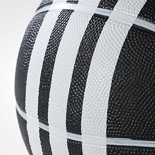 Adidas 3S Rubber X Basketball Black/White 6 #TOP3