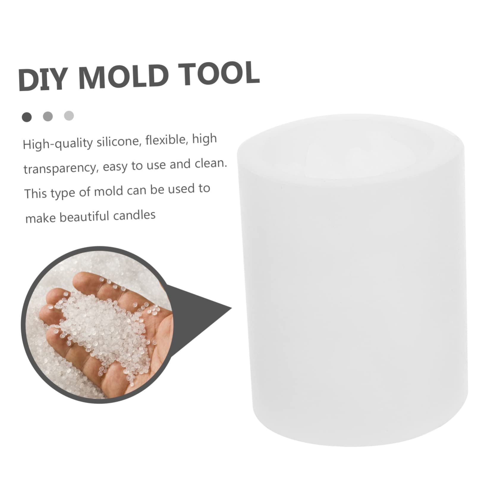 NUOBESTY 2pièces Moule Silicone Pour Bougie Aromatique Moule Décoratif Forme De Pour Créations Manuelles Et Personnalisés