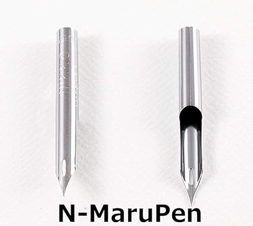 Miniatura 3 de Nikko - Juego de 4 puntas de manga, N-GPen, N-MaruPen, N-SchoolPen, N-SajiPen, paquete de almacenamiento y papel antioxidante incluido