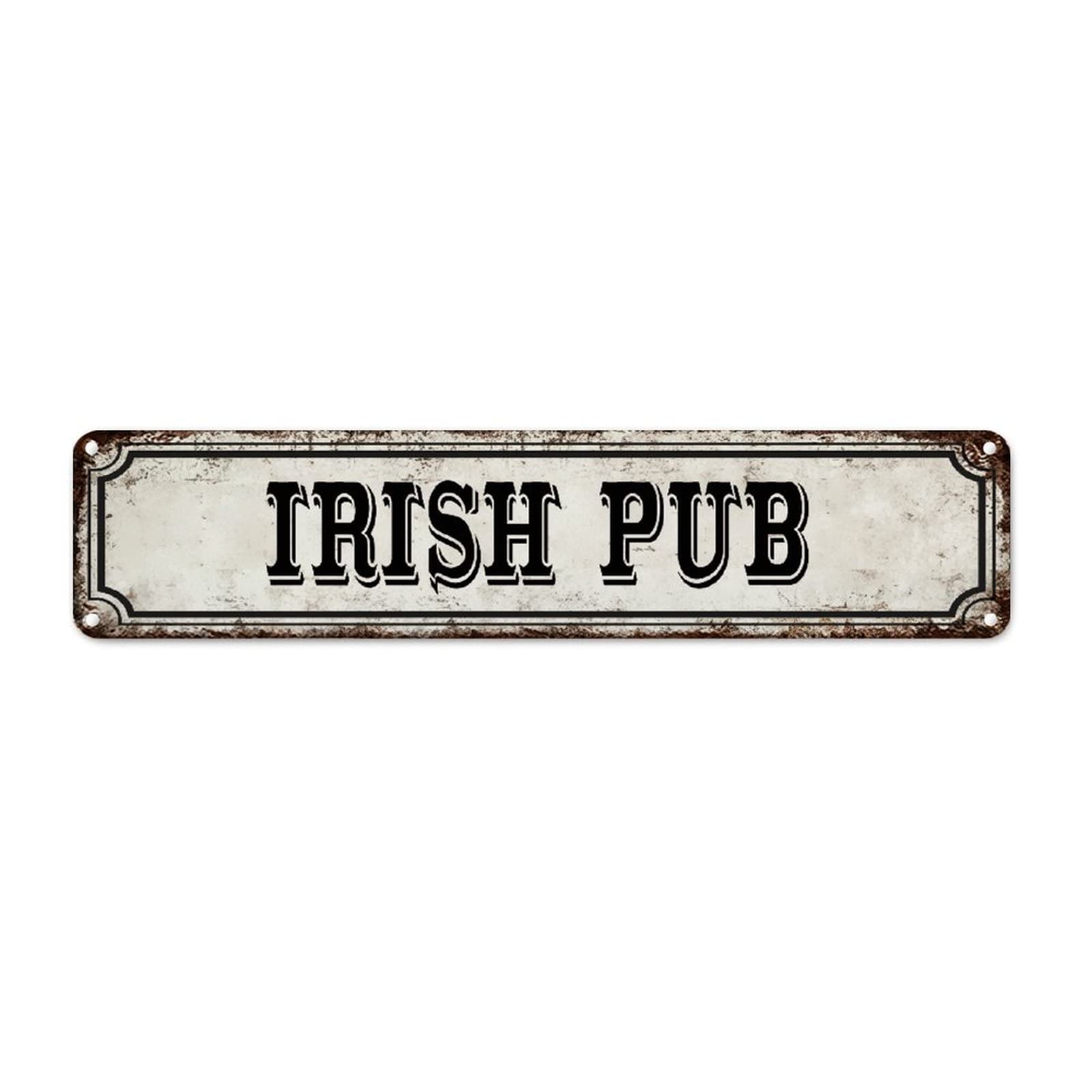 Irish Pub Retro Style Metal Tin Sign Metal Street Signs Bar Sign Kitchen Decor Metal Sign Iron Painting Men Cave Decor Vintage Wall Art Vintage Home Quality Sign For Front Porch Garden Outdoor