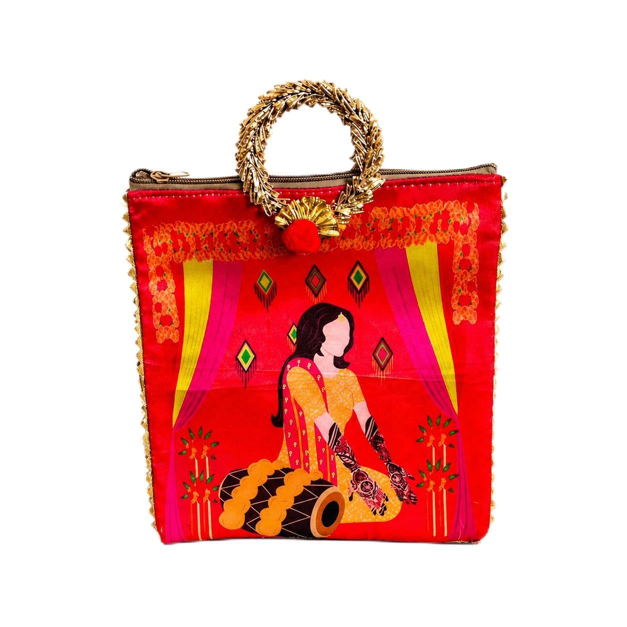 Ethnic Mehendi & Sangeet Special Handbag/Premium Festive Party Bag for Women - Color may vary-image-31