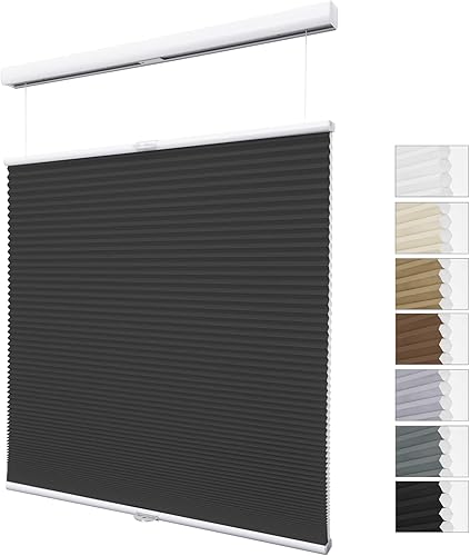 Miniatura 1 de Persianas celulares inalámbricas de panal, de arriba hacia arriba, de abajo hacia arriba, persianas ligeras de panal para ventanas, con aislamiento